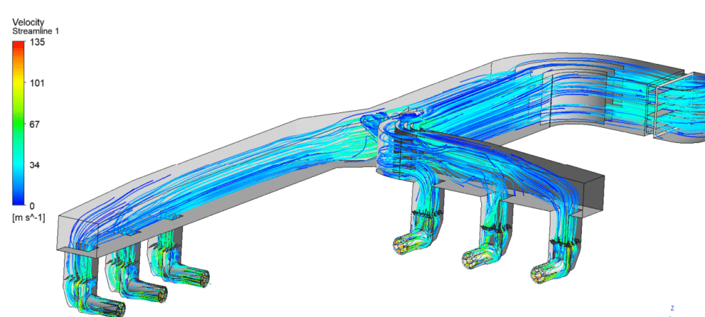 gas channel flow analysis and optimization